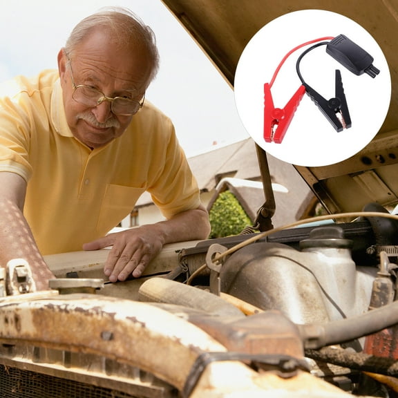 RENACLIPY Smart Digital Jumper Cables for Car Battery , Leak Prevention, and Essential Vehicle Emergency Accessory
