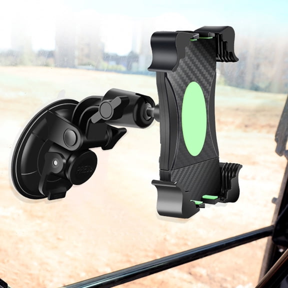 SWETRACE 1Pc Universal Car Phone Mount Black with Front Glass Stand for Convenient Navigation Viewing
