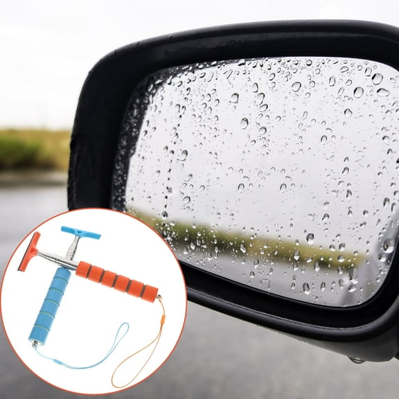 Phenofice Orange Rearview Mirror Wiper Blades for Cars, 2-Pack, 38.12 x 2.67 x 0.98 Inches, Auto Cleaning Accessories