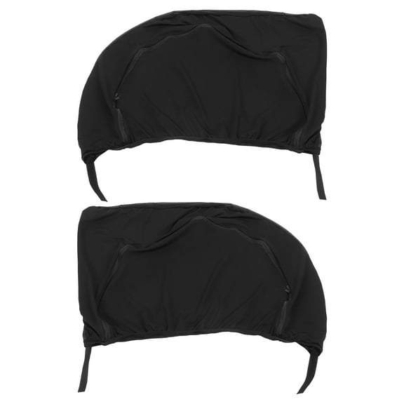 RENACLIPY Driver Side Window Sun Shade Black Mesh 1 Pair UV Car Travel Accessories