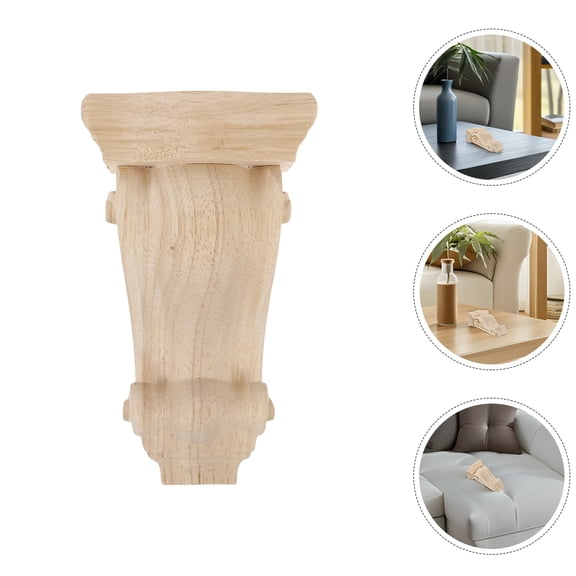 Worgeous Carving Corbels European Style Wooden Corbel For Home Decor Decorative Wood Corbel Roman Column Corner Flower Appliques For Walls Doors Windows Columns