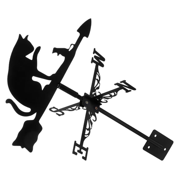 Worgeous Weathervane Black 1Pack 19.5X12.8X11.4in Stainless Steel Painted Surface