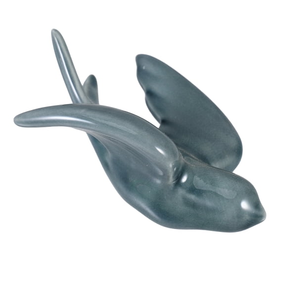 Worgeous Ceramic Birds Wall Figurines Bird Wall Art Flying Birds Sculptures 3d Hanging Ornament Lifelike Animal For Home Decor