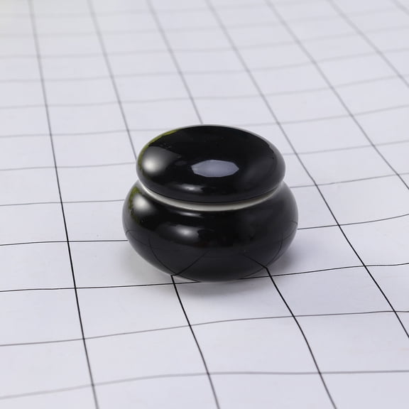 COSMOBETTY Mini Ceramic Cream Jar Portable Sealed Tea Coffee Items Daily Use 1Pack