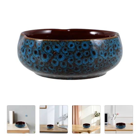 COSMOBETTY Ceramic Flowerpot Nodrainage Ideal for Aquatic Plants Home Decor