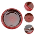 thumbnail image 1 of Worgeous Self Watering Plant Pot Hydroponic Ceramic Flower Pot Red 1Pc 7.3*7.3*2.3in, 1 of 8