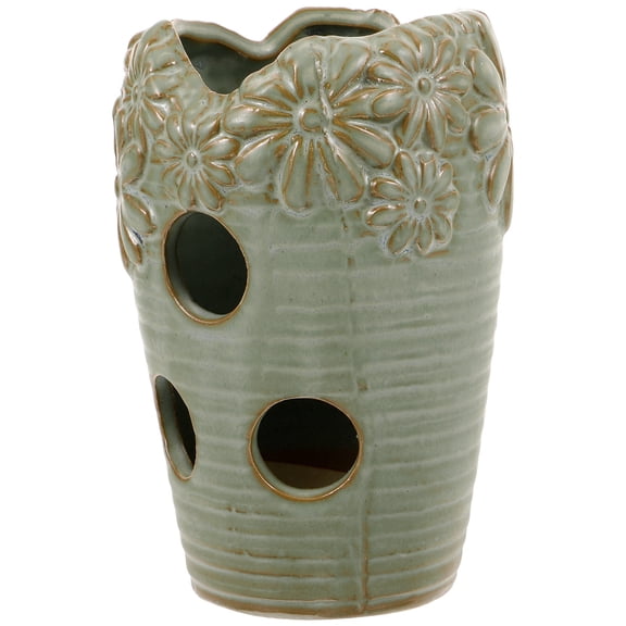 Worgeous Ceramic Flowerpot Opening Flower Planter Cactus Holder Home Plant Pot