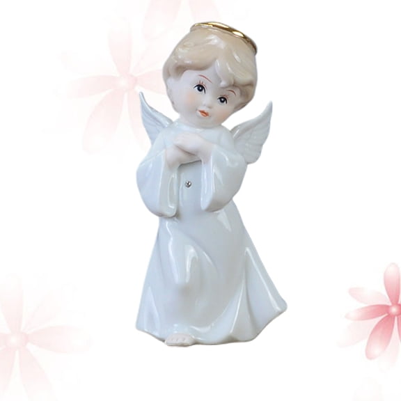 Worgeous  Ceramic Little Angel Ornaments Home Decor Object Decoration The Gift Decorations White