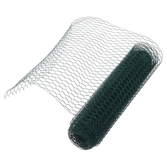 Worgeous Chicken Wire Fencing Woven Chicken Cage Net 400.00X35.00X0.20CM Green
