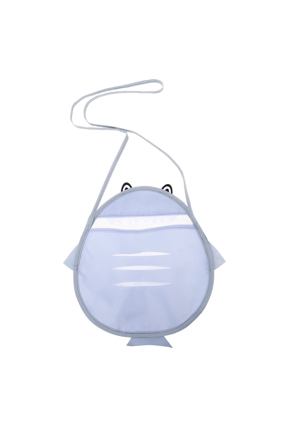 Children Beach Bag Shark Shaped Waterproof Storage Pouch Ideal For Kids Beach Sand Toys And Seashell Collect For Summer Vacations