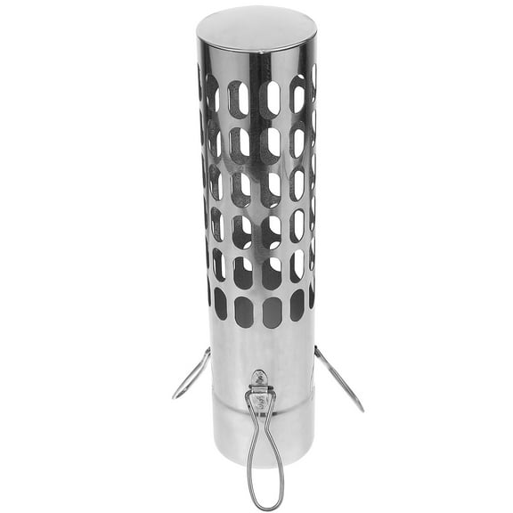 RENACLIPY Stainless Steel Chimney Cover Fire Prevention Heat Insulation Classic Style Garden Chimney Silver 1PCS 10.22.42.4in