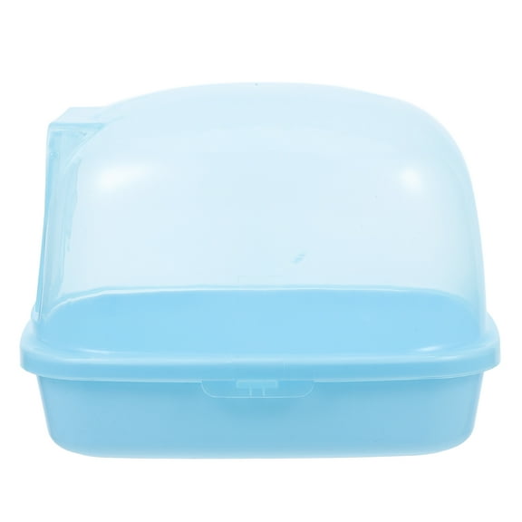 WHAMVOX Plastic Sand Bath Box for Hamster Chinchilla Sauna Room 1 Set Cage Accessories for Gerbils Mice or Other Small Pets Animals