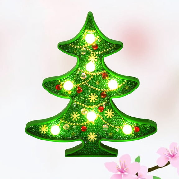 Worgeous Christmas Tree Modeling Lights Home Decoration Special-shaped Brick Beads