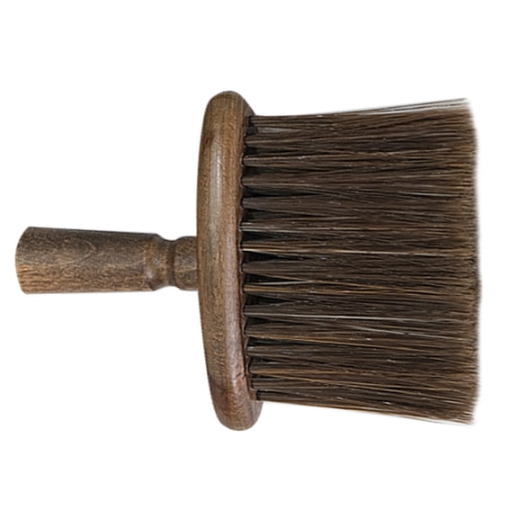 COSMOBETTY 1Pcs Coffee Wood PBT Desktop Cleaning Brush for Mouse Keyboard and Desktop Dust Removal