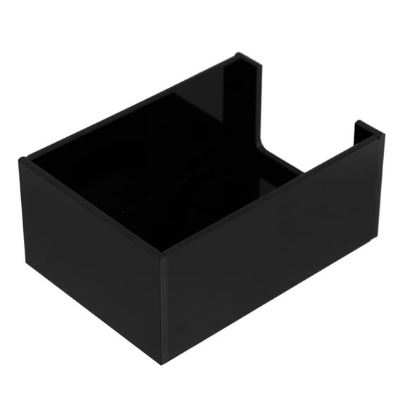 SEWCHICS Acrylic Tea Bag and Sugar Packet Organizer Minimalist Modern Design Black 1 Set