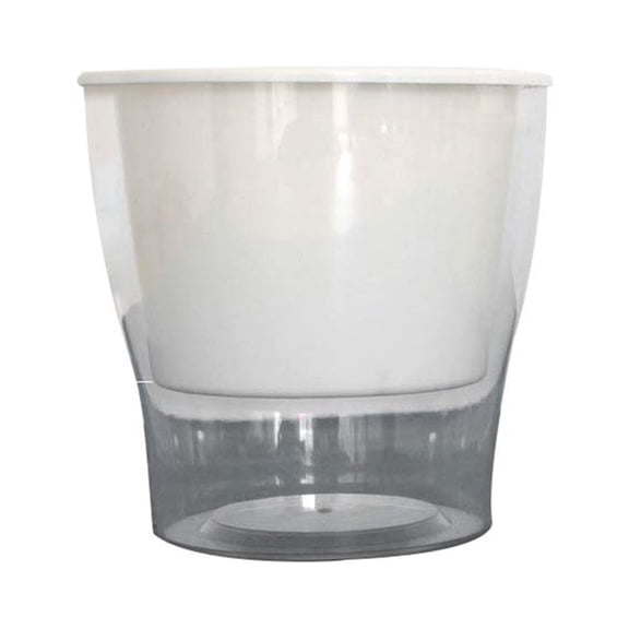 Worgeous Clear Self Watering Pots Hydroponics Planter Size 3