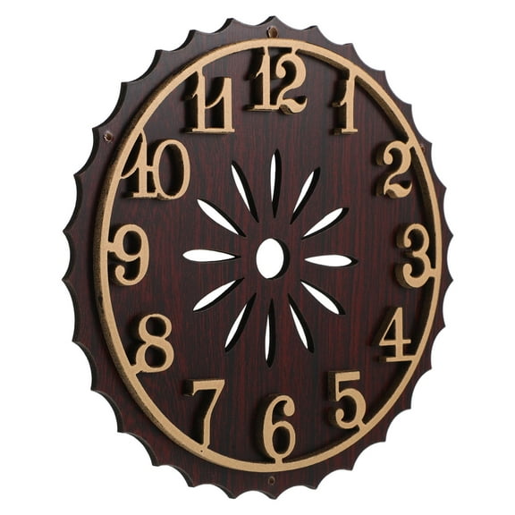 Worgeous DIY Wall Clock Dial Replacement for Crafting Plastic Dial Plate for Cuckoo Clocks Silent Mechanism for Accurate Timekeeping