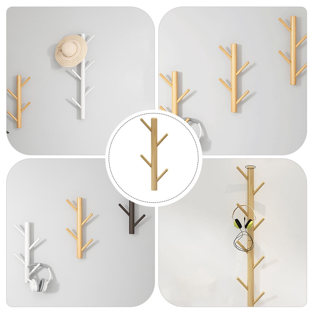 FONDOTIN Wall Mounted Hanger Coat Hook Rack Synthetic Material 1Pcs for ...