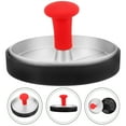 thumbnail image 1 of Worgeous Hamburger Patty Maker Press Aluminum Alloy Compact and Portable Kitchen Tools 1 Set, 1 of 8