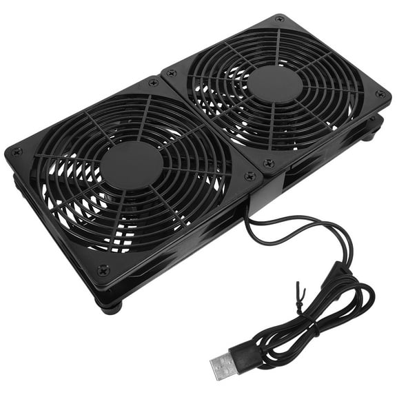 Worgeous Computer Cooling Fan Small Window Portable Fans That Blow Cold Air Conditioner Black