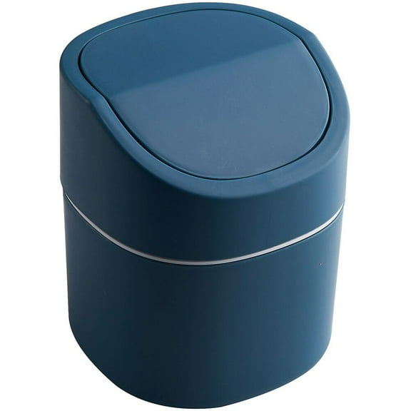 Luxshiny Desk Trash Blue 1Pack Removal