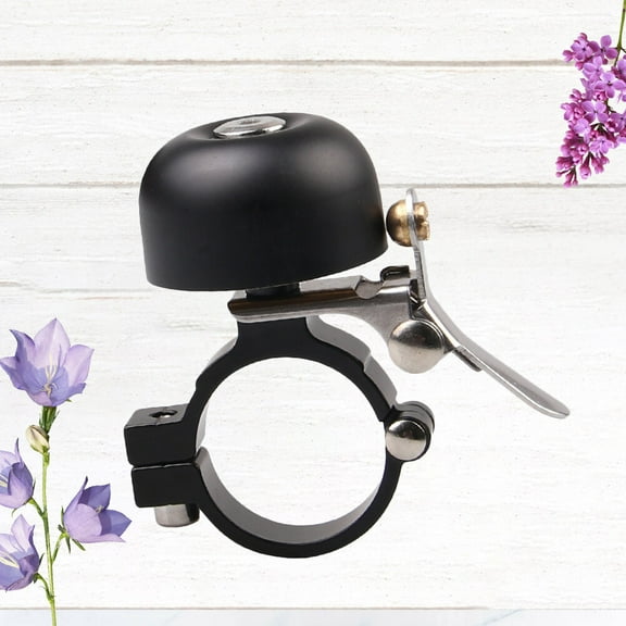 Worgeous Copper Bike bell with Loud Sound for Mountain Bike Road Bike Use Black AntiRust Design 1Pc