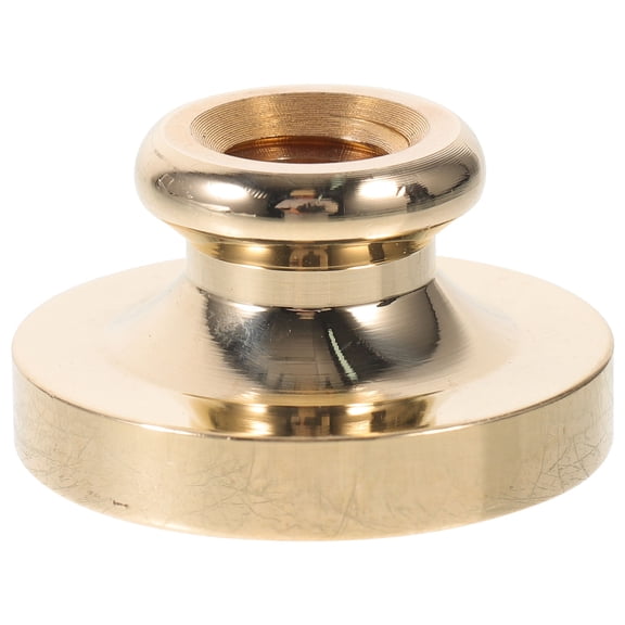 HOOWIFFY Vintage Copper Wax Seal Stamp with Elegant Golden Handle for Envelopes, Letters, Invitations, and Craft Journals