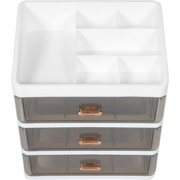 Milisten Perfume Stand Organizer Cosmetic Display Case 1Pcs 10.4X9.0In