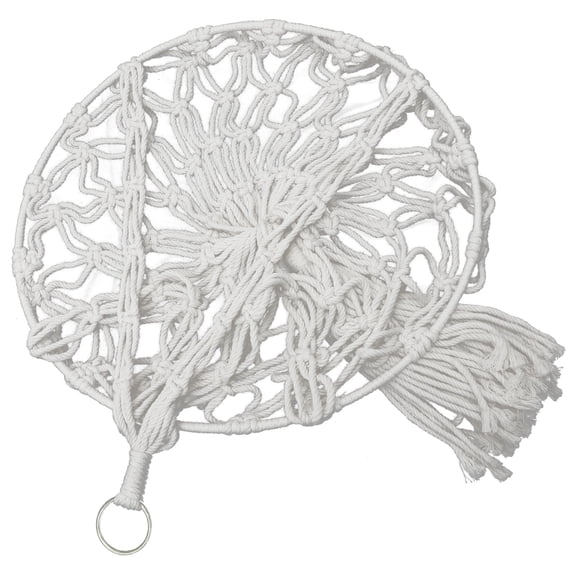 Worgeous Cotton Rope Hanging Basket Indoor Plant Flower Pot Ceiling Plants