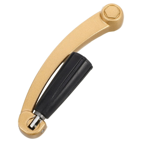 SEWCHICS Lifting Devices Hand Crank For Clothes Drying Golden Aluminium Alloy 1Pcs