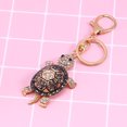 thumbnail image 1 of Worgeous Creative Keychain Alloy Simulation Turtle Bling-bling Keychain Keyring Handbag Decorations Hanging Pendant for Girls Women Lover Gift (Golden and Black), 1 of 8