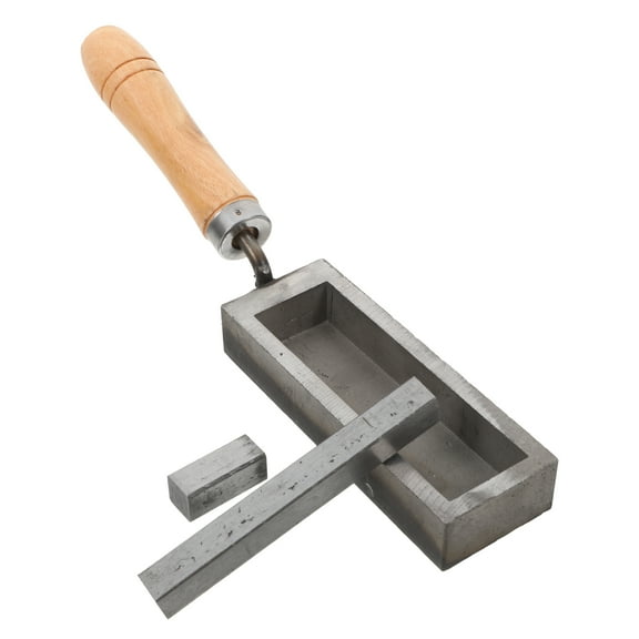 Worgeous Crucible Mould Small Size Graphite Ingot Mold Melting Casting Refining metal Silver Ingot Casting Mold Silver Ingot Mold Silver Bar Casting Mold Mould For Model Making