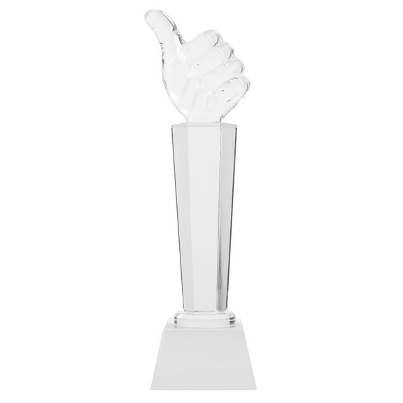 Worgeous Excellence Trophy Crystal Trophy White Crystal 1Pack