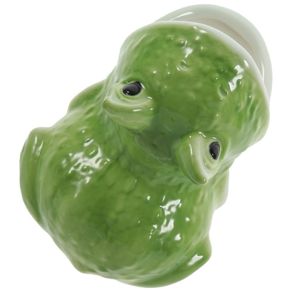 Worgeous Cute Frog Shaped Ceramic Planter for Color and Safe Material 7 inch