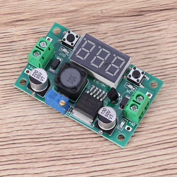 RENACLIPY DC Booster Module with Voltage Measurement and LED Display for Electronics Projects and Kits