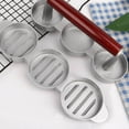 thumbnail image 1 of Worgeous DIY Patty Maker Meat Press Tool Burger Maker Mold with 3 Compartments, 1 of 7