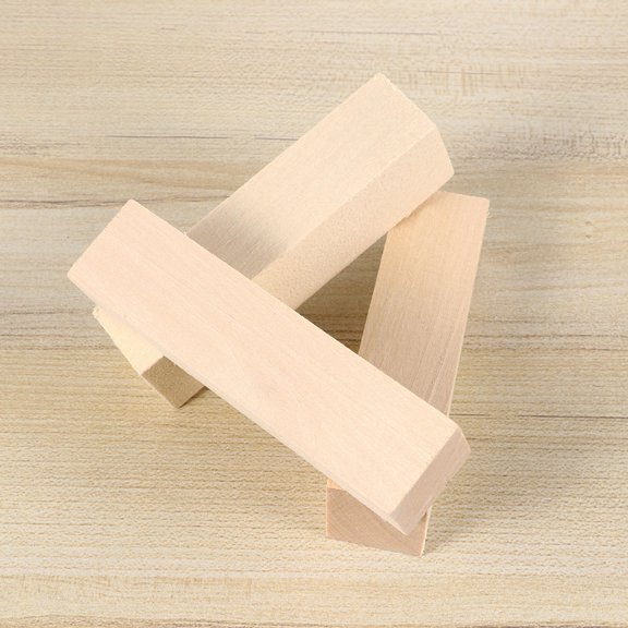 Worgeous DIY Unfinished Wood Cube Pieces for Crafts Painting and Decor Beige Synthetic Material 12 Pcs