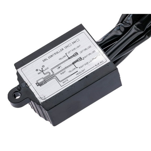 CIMAXIC daytime running lights control module Car DRL Controller Black Car Accessories 1Pack