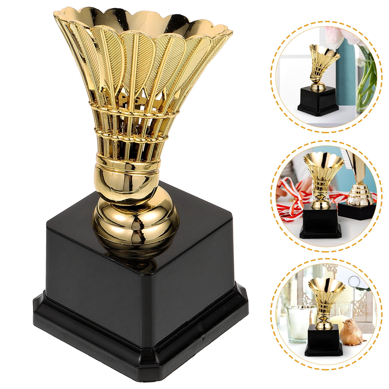 RENACLIPY Plastic Trophy Award Set, Decorative Prizes for Home, Office, Sports, Events, Celebrations and Recognition