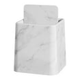 thumbnail image 1 of Worgeous Elegant White Trash Can with Lid for Home Decor and Organization Small Size 7 Gallons, 1 of 8
