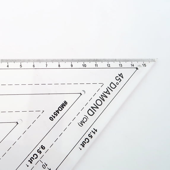 Rhomboid Ruler Worgeous Diamond Ruler Sewing Rules Sewing Ruler Rule for Sewing ...