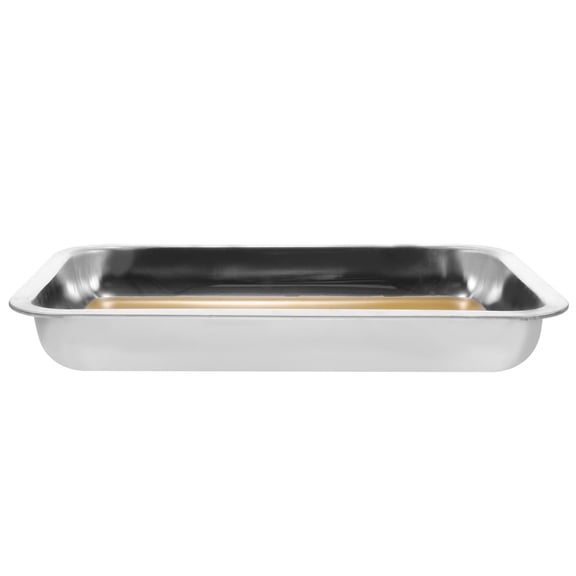 Yellow Stainless Steel Dissecting Tray for Biological Experiment Storage 7.5 inches