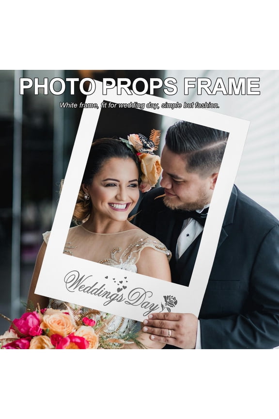 Diy Photo Frame Prop Wedding Booth Props Reception Happy Banner Office Baby