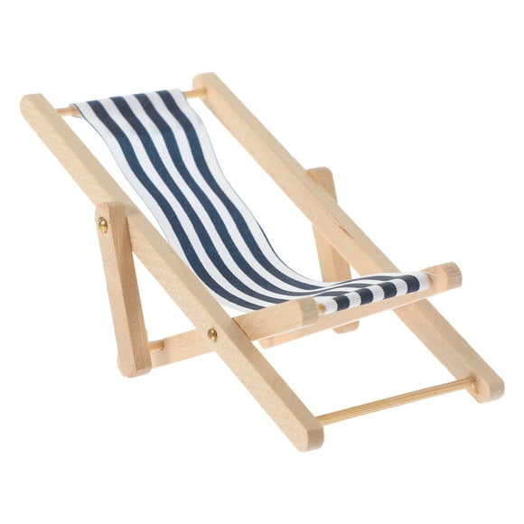 Worgeous Dollhouse Lounge Chair Foldable Chairs Furniture Navy
