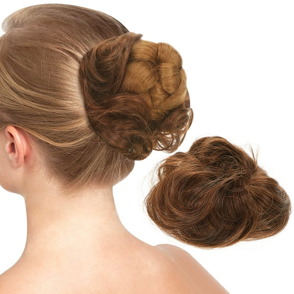 Worgeous Donut Buns for Hair Doll Dress up Ancient Style Ball Head Wig