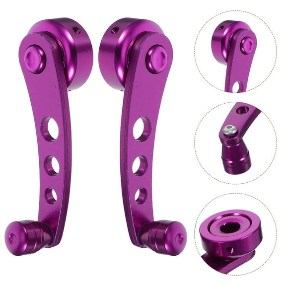 Phenofice Aluminum Window Cranks Replacement Universal Fit Purple 1 Set