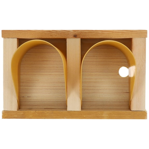 European Style Pigeon Cage Door Wooden Bird Trap Door for Pigeon Loft Racing Supplies Light Brown