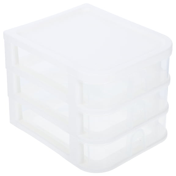 Worgeous Drawer File Holder for Desk Storage Desktop Organizer with Drawers Storage Box for Office Desk Portable Drawer Organizers for Stationery