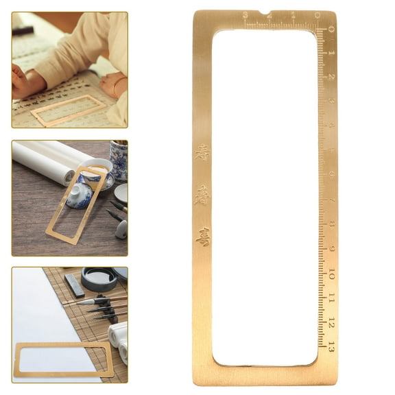 Worgeous Drawing Paperweight Paperweights with Scale Town Ruler