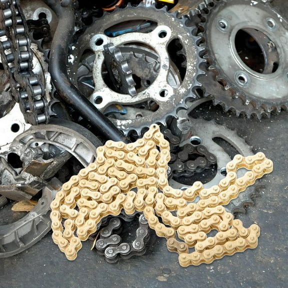 Worgeous Drive Chain Replacement 25h 138 Links Motorcycle Chain for Small Motorbike Mini Dirt Bike Accessories